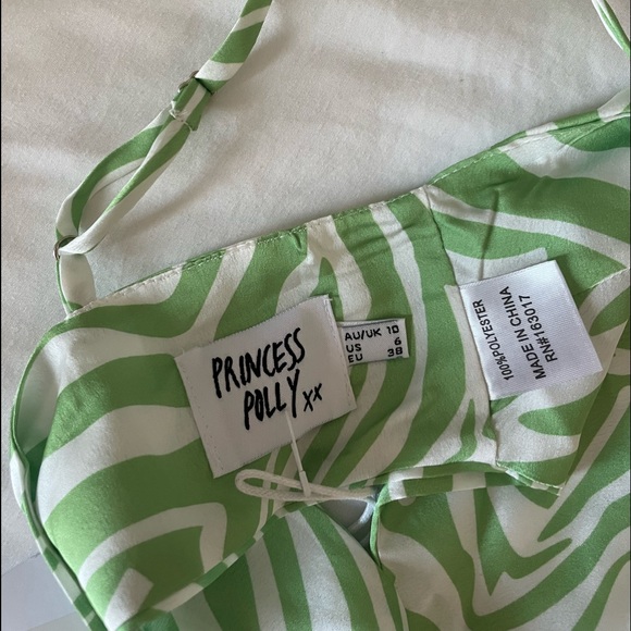 NWT zebra stripe princess polly tie top! - Picture 4 of 5